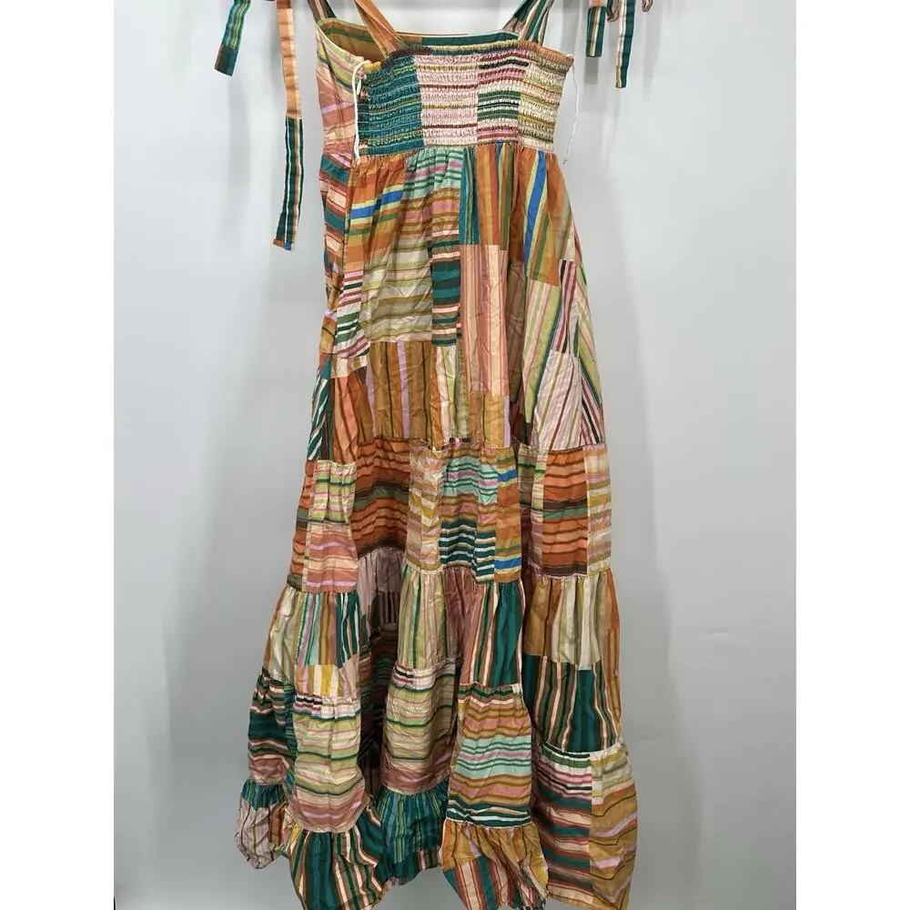 Alemais Sloane Tiered Organic Cotton Dress Size 6 - Picture 8 of 9